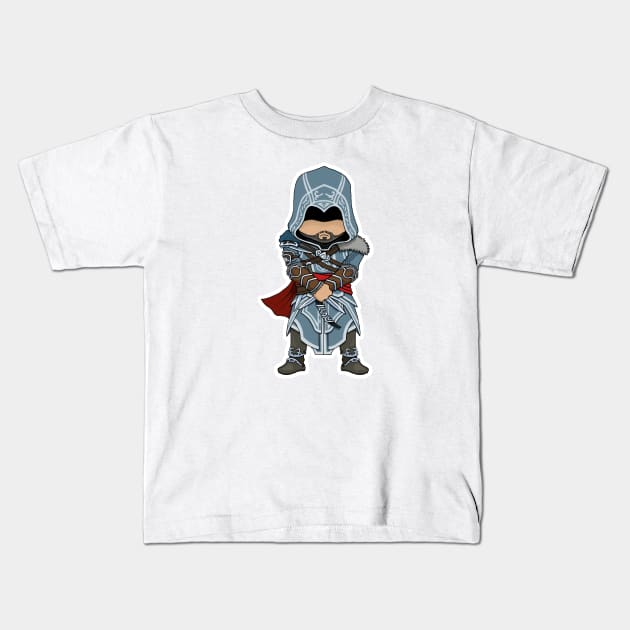 Turkish Assassin Kids T-Shirt by sushikittehh